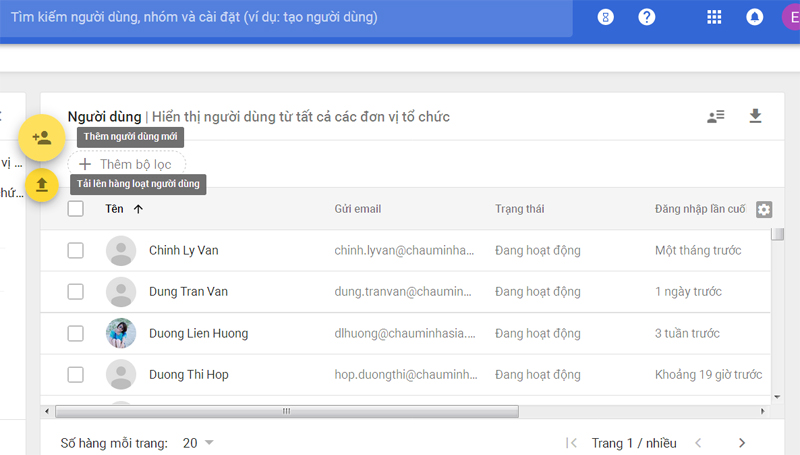 google workspace email archive